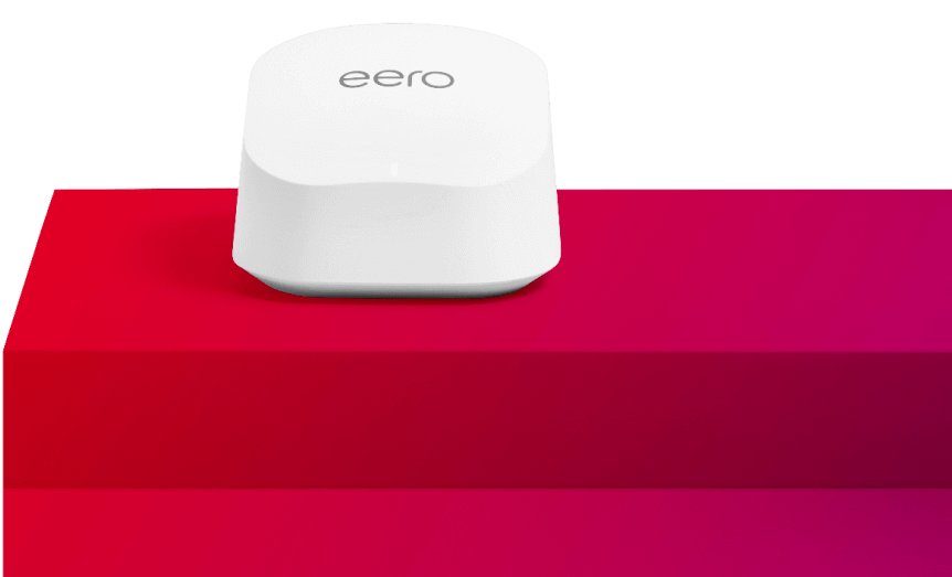 Pair your lightning-fast connection with the Amazon eero 6+